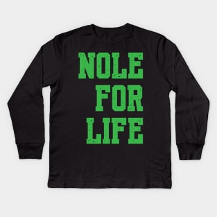 NOLE FOR LIFE Kids Long Sleeve T-Shirt